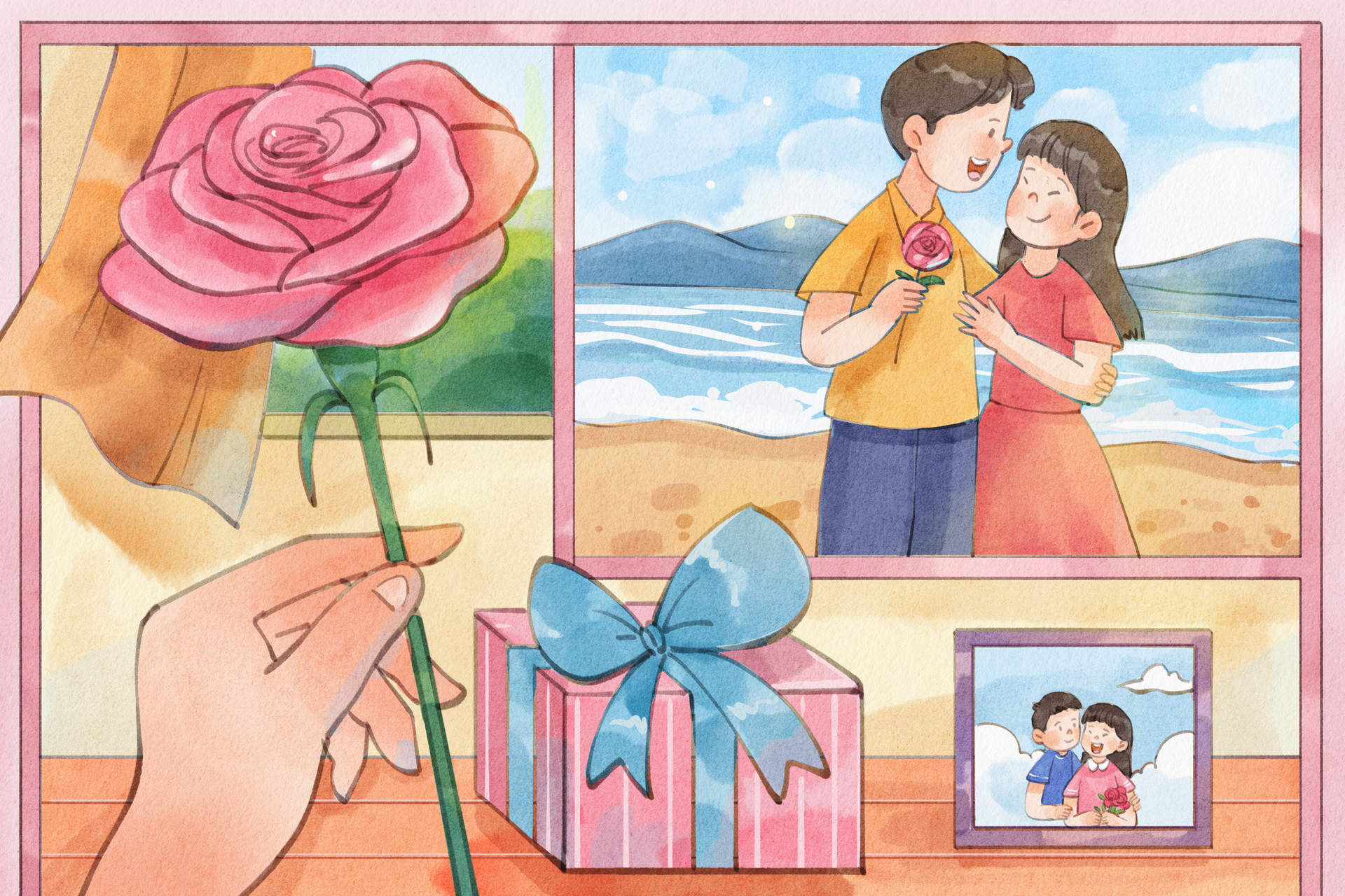 摄图网_403756181_banner_手绘水彩之手拿玫瑰情人节情侣分镜治愈插画（企业商用）.jpg