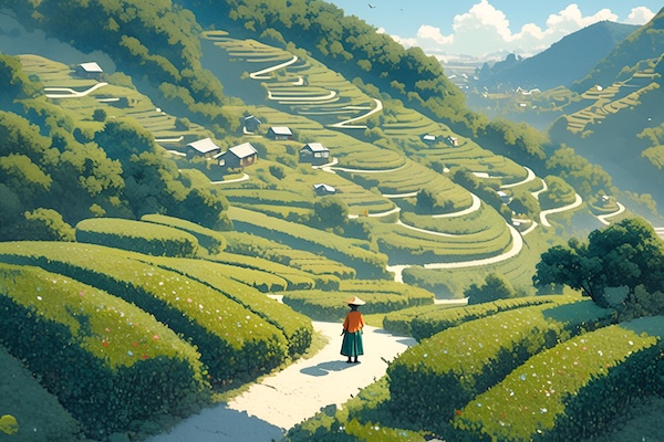 摄图网_603097746_山间梯田蜿蜒小径行人独行（企业商用）.jpg