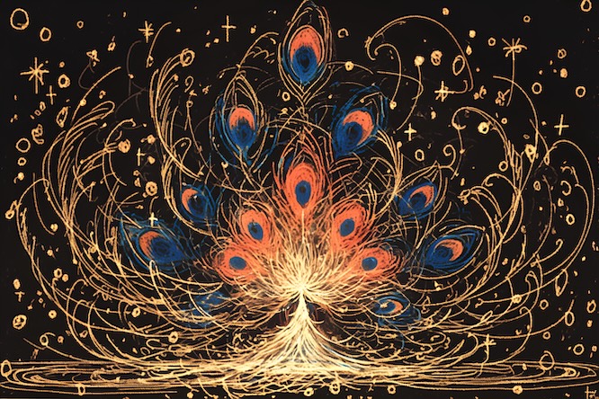 摄图网_603673418_金色线条勾勒的蓝橙色孔雀羽毛(企业商用).jpg 摄图网_603673418_金色线条勾勒的蓝橙色孔雀羽毛(企业商用).jpg