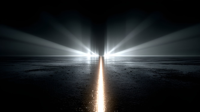 摄图网_603750594_黑暗中的光带延伸至远方（企业商用）.jpg