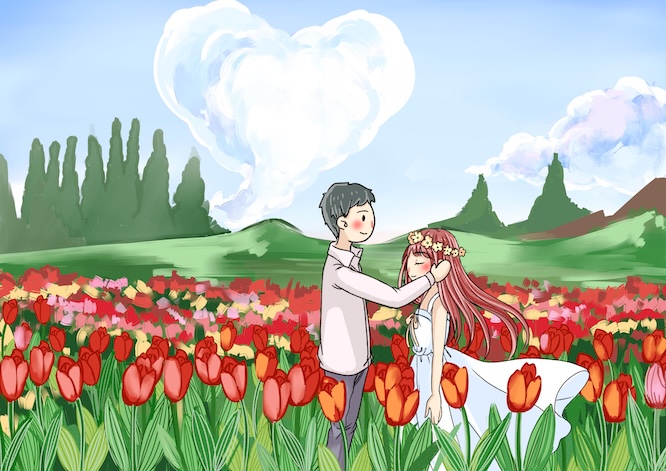 摄图网_401244363_花田中的情侣(企业商用).jpg 摄图网_401244363_花田中的情侣(企业商用).jpg