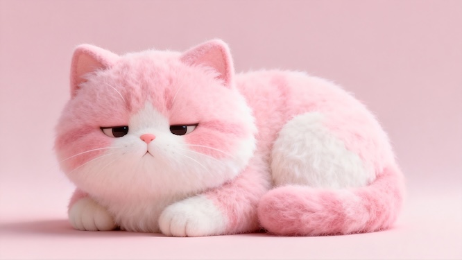 摄图网_603852063_粉色卡通猫咪慵懒趴卧（企业商用）.jpg