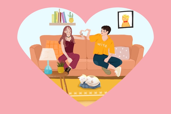 摄图网_401725084_520宅在家中的情侣（企业商用）.jpg