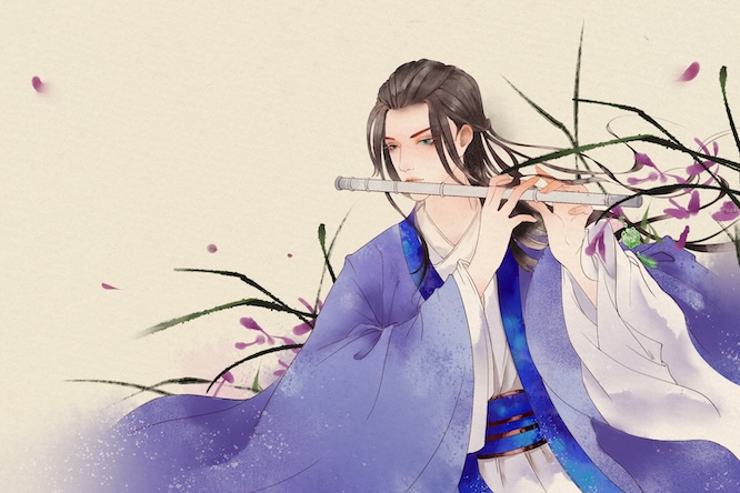 摄图网_402030257_古风水彩兰君人物插画（企业商用）.jpg