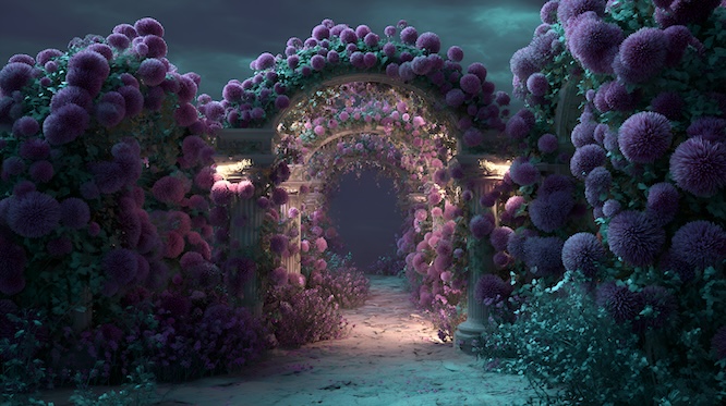 摄图网_604176512_蓝紫色调梦幻场景拱形花门(企业商用).jpg 摄图网_604176512_蓝紫色调梦幻场景拱形花门(企业商用).jpg