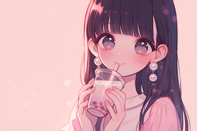摄图网_601669749_可爱女孩拿着奶茶杯（企业商用）.jpg