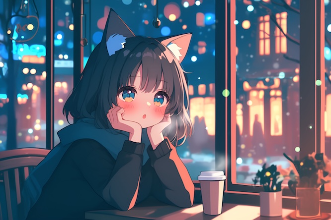 摄图网_602309696_猫耳女孩冬日咖啡馆窗边静思（企业商用）.jpg