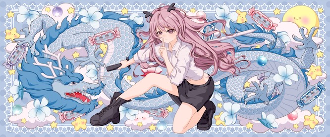 摄图网_402434600_十二生肖辰龙二次元插画banner（企业商用）.jpg