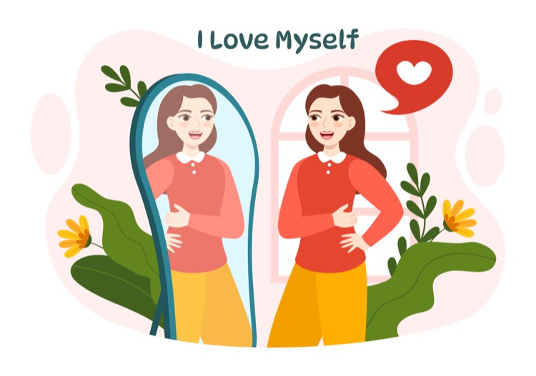 摄图网_382959781_女性自爱情感插画与激励文_(企业商用).jpg